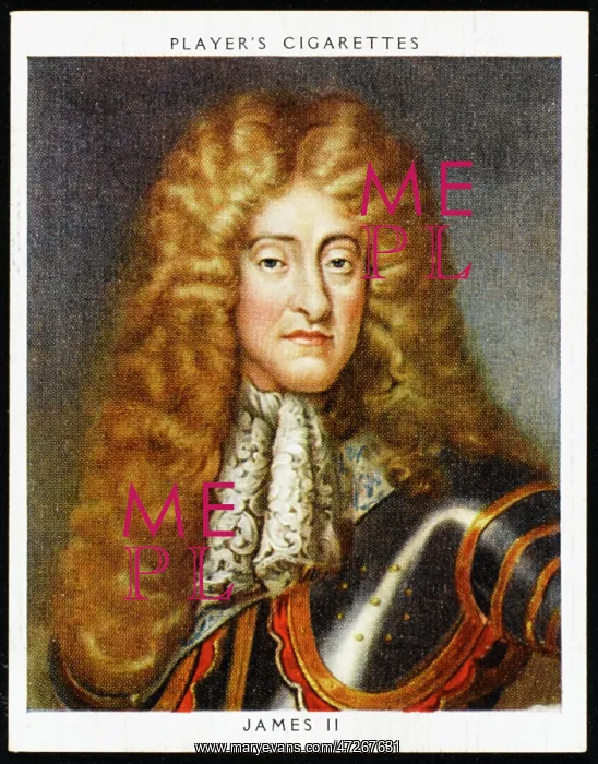 : JAMES II OF ENGLAND (1633 - 1701), Reigned (1685 - 1688) : JAMES II OF ENGLAND (1633 - 1701), Reigned (1685 - 1688)
