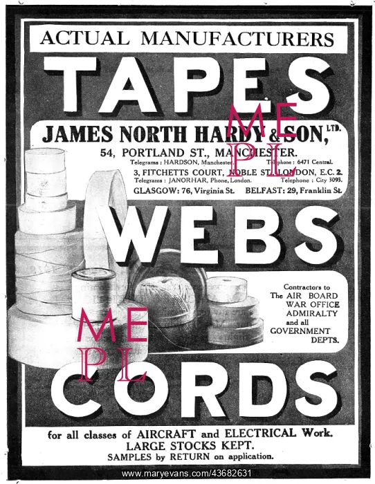 : James North Hardy & Son Ltd. Manchester : James North Hardy & Son Ltd. Manchester
