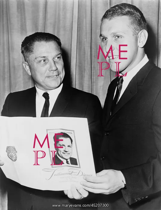 : James P. Hoffa (B. 1941), with his father ? : James P. Hoffa (B. 1941), with his father ?