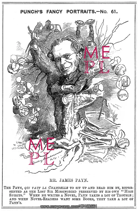 : JAMES PAYN CARICATURE : JAMES PAYN CARICATURE
