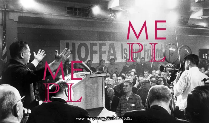 : JAMES R. HOFFA- At a Teamster local meeting ? : JAMES R. HOFFA- At a Teamster local meeting ?