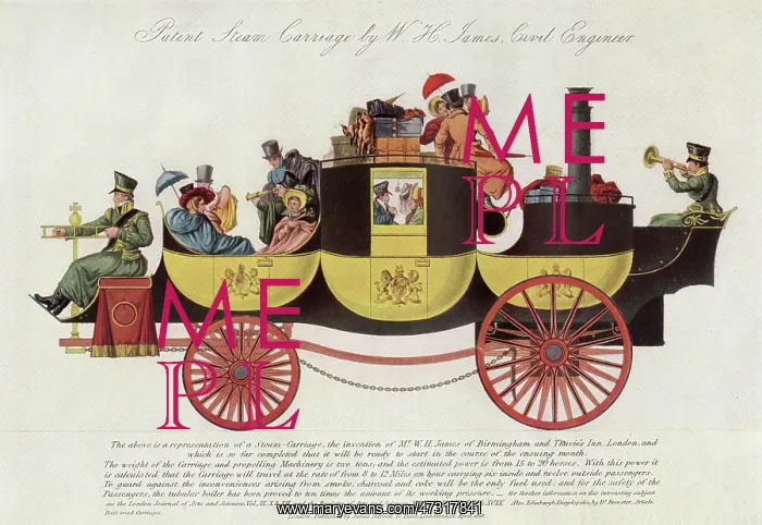 : JAMES STEAM CARRIAGE : JAMES STEAM CARRIAGE