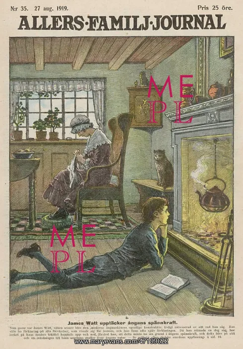: JAMES WATT AS A BOY : JAMES WATT AS A BOY