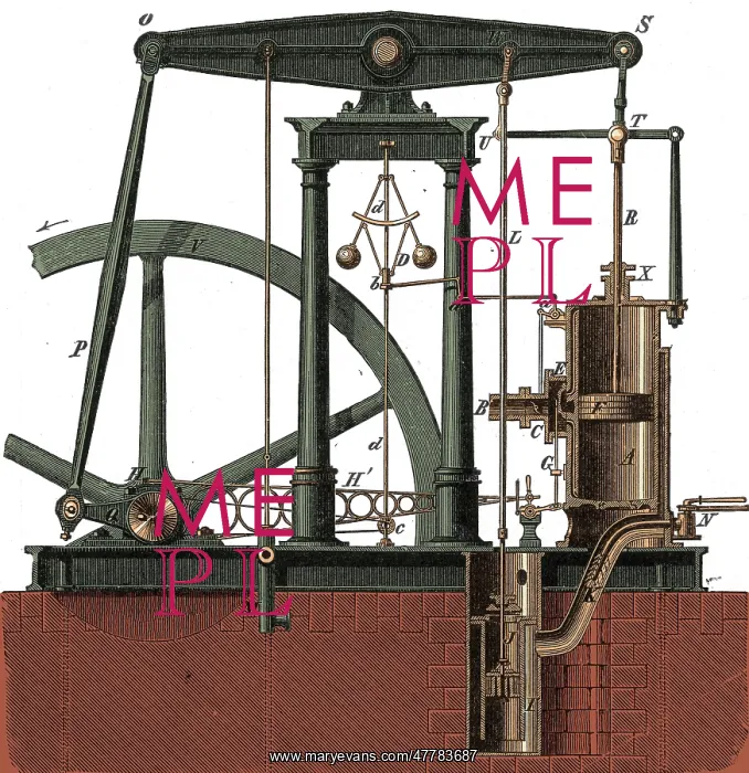: James Watt, Steam Engine, 18th Century : James Watt, Steam Engine, 18th Century