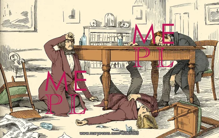 : James Young Simpson and Friends Testing Chloroform, 1830s : James Young Simpson and Friends Testing Chloroform, 1830s