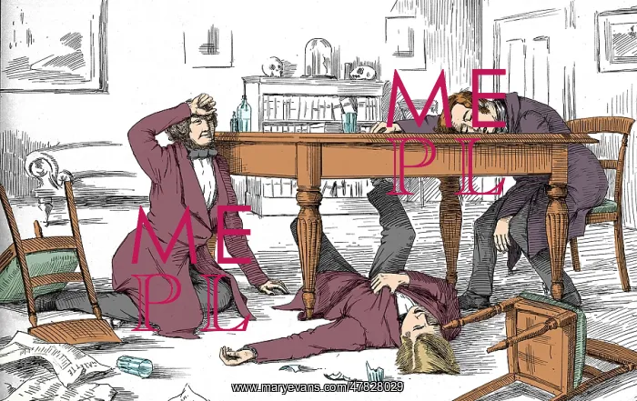 : James Young Simpson and Friends Testing Chloroform, 1830s : James Young Simpson and Friends Testing Chloroform, 1830s