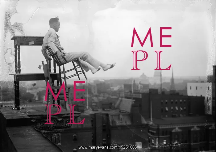 : Jammie Reynolds, balancing on the on chairs on : Jammie Reynolds, balancing on the on chairs on
