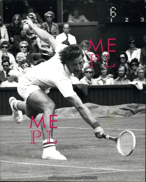  : Jan Kodes in tennis match at Wimbledon