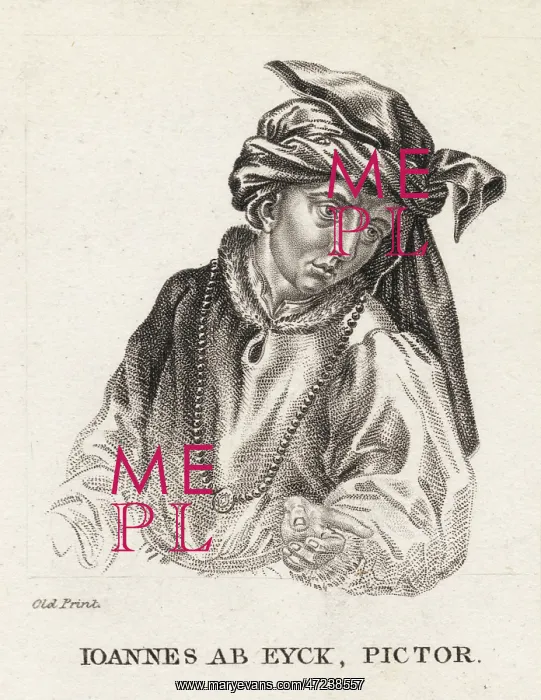  : JAN VAN EYCK / OLD PRINT