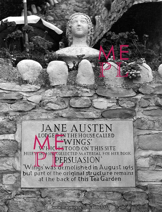 : JANE AUSTEN MEMORIAL : JANE AUSTEN MEMORIAL