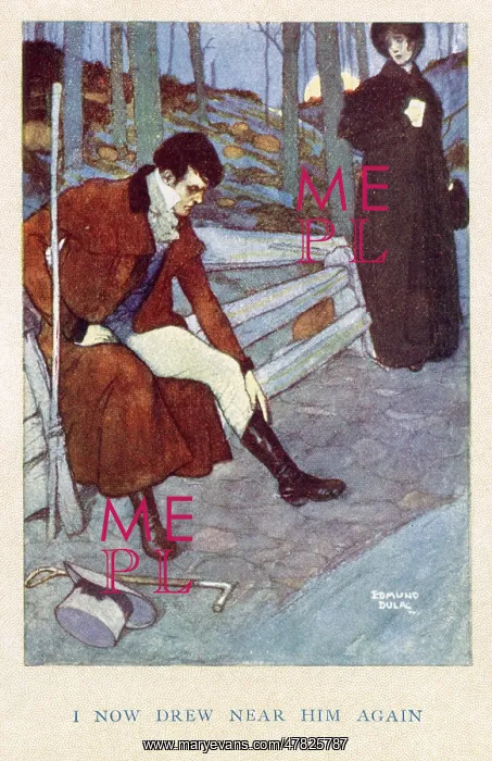 : Jane Eyre by Charlotte Bronte, illustration by Edmund Dulac : Jane Eyre by Charlotte Bronte, illustration by Edmund Dulac