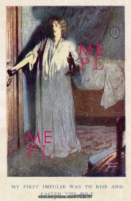 : Jane Eyre by Charlotte Bronte, illustration by Edmund Dulac : Jane Eyre by Charlotte Bronte, illustration by Edmund Dulac