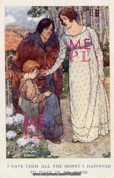 : Jane Eyre by Charlotte Bronte, illustration by Edmund Dulac : Jane Eyre by Charlotte Bronte, illustration by Edmund Dulac