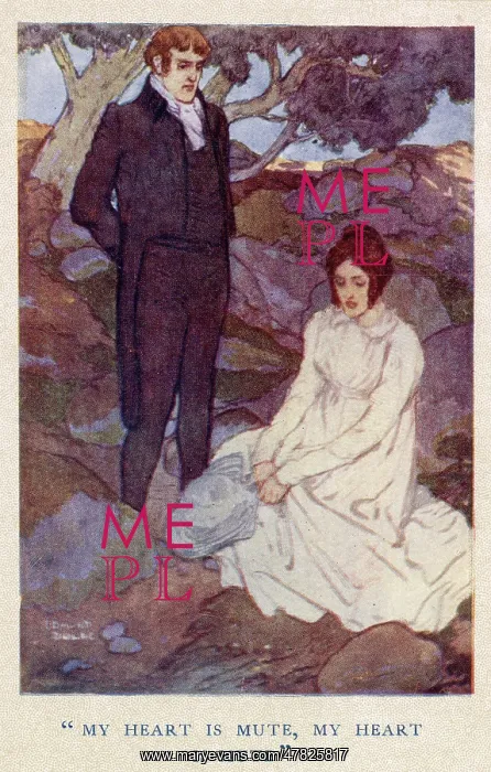 : Jane Eyre by Charlotte Bronte, illustration by Edmund Dulac : Jane Eyre by Charlotte Bronte, illustration by Edmund Dulac