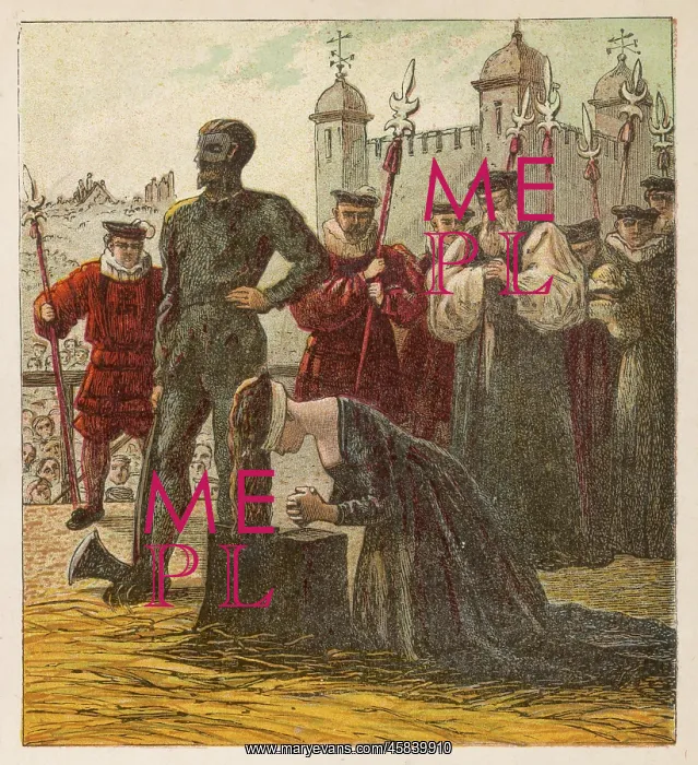 : JANE GREY EXECUTED : JANE GREY EXECUTED