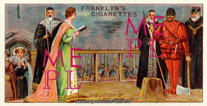 : JANE GREY EXECUTED : JANE GREY EXECUTED