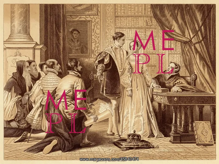 : JANE GREY OFFERED CROWN : JANE GREY OFFERED CROWN
