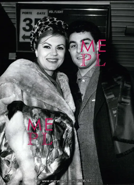 : Jane Rhodes, singer, and Roberto Benzi, conductor, Paris : Jane Rhodes, singer, and Roberto Benzi, conductor, Paris