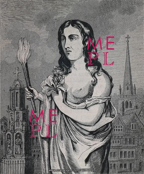 : Jane Shore, mistress of Edward IV, clad in drapery : Jane Shore, mistress of Edward IV, clad in drapery