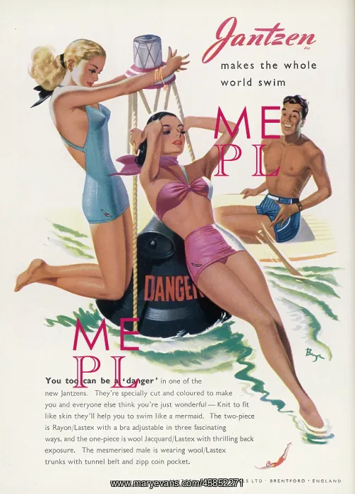 : JANTZEN BATHERS 1948 : JANTZEN BATHERS 1948