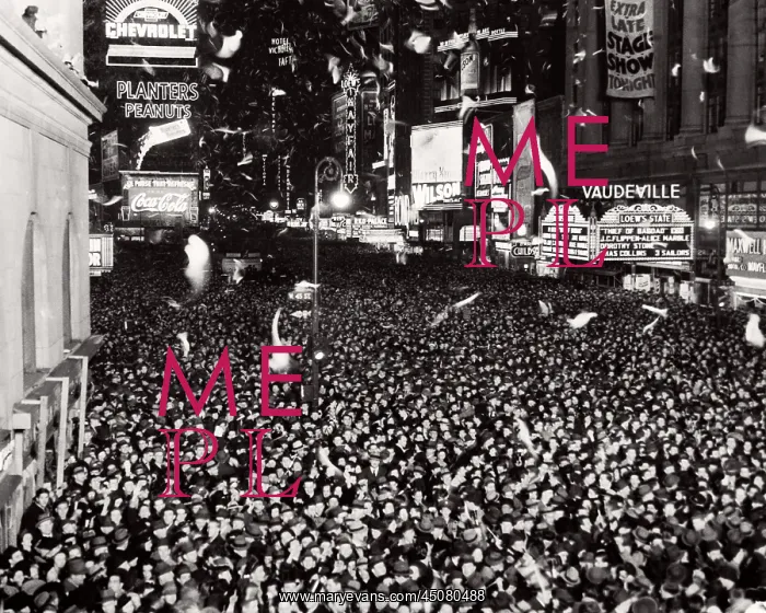 : January 1 1940 Jammed Packed Crowd of People Men : January 1 1940 Jammed Packed Crowd of People Men