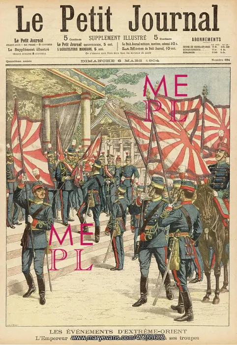  : JAP EMPEROR AND FLAGS