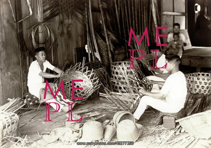 : Japan in the 1920th - Basket maker : Japan in the 1920th - Basket maker