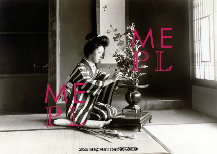 : Japan in the 1920th - Ikebana : Japan in the 1920th - Ikebana