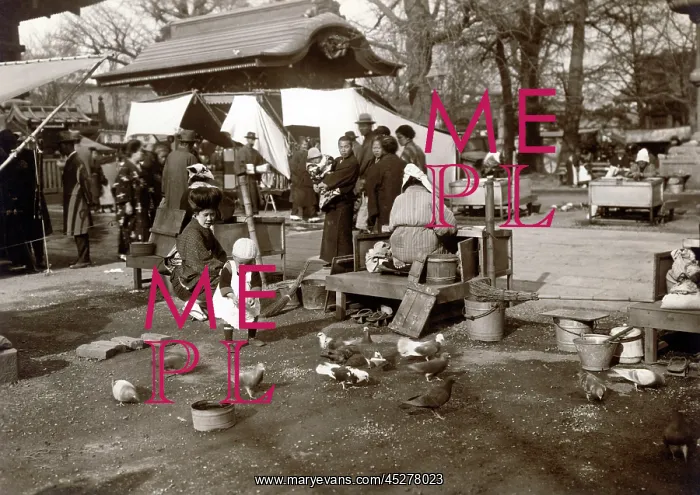 : Japan in the 1920th - Market Place : Japan in the 1920th - Market Place