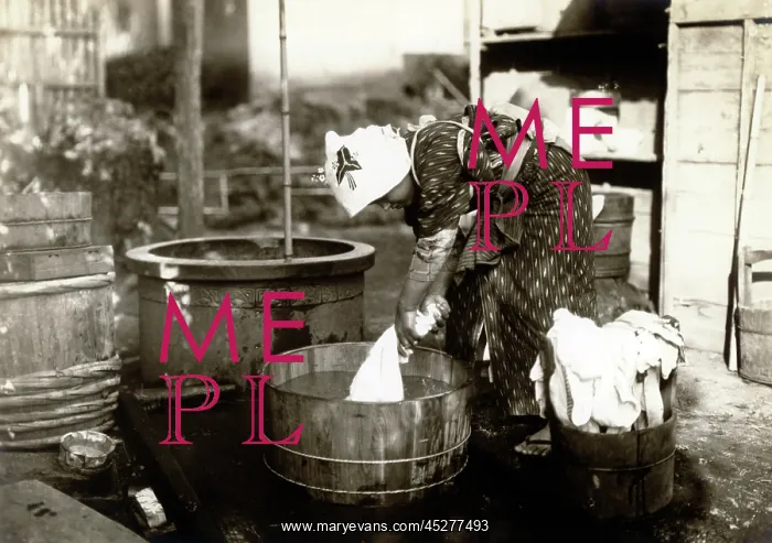 : Japan in the 1920th - Washing cloth : Japan in the 1920th - Washing cloth