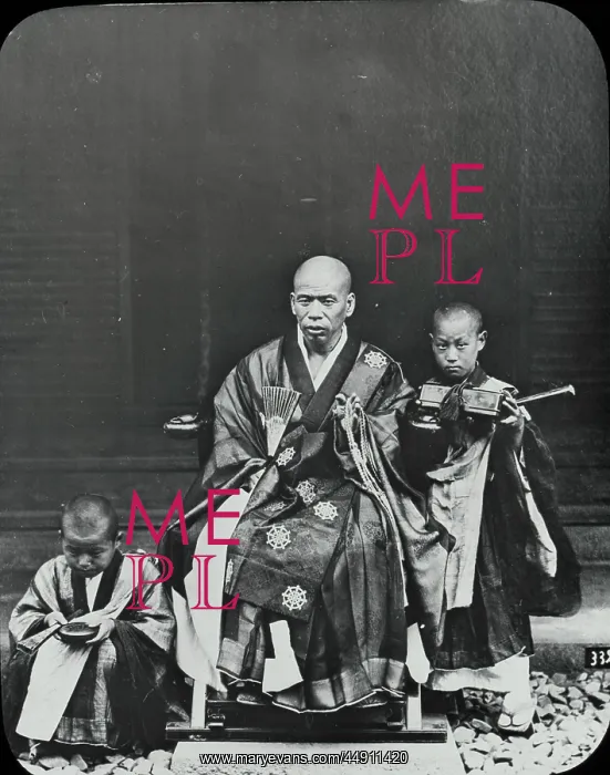 : Japan - Buddhist Osho or Chief Priest : Japan - Buddhist Osho or Chief Priest