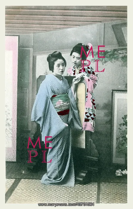  : Japan - Two Geisha in an indoor pose