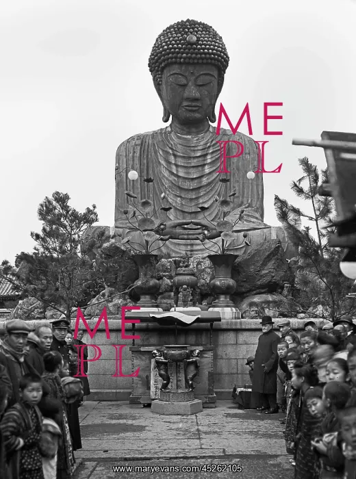 : Japan - Great Buddha around 1912 : Japan - Great Buddha around 1912