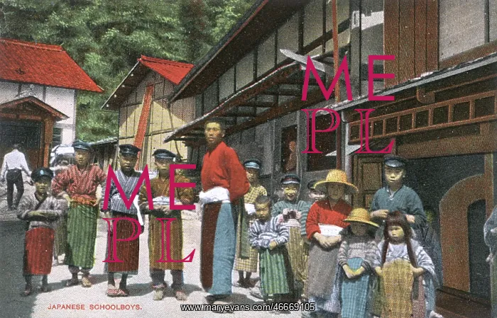  : Japan - Group of Schoolboys