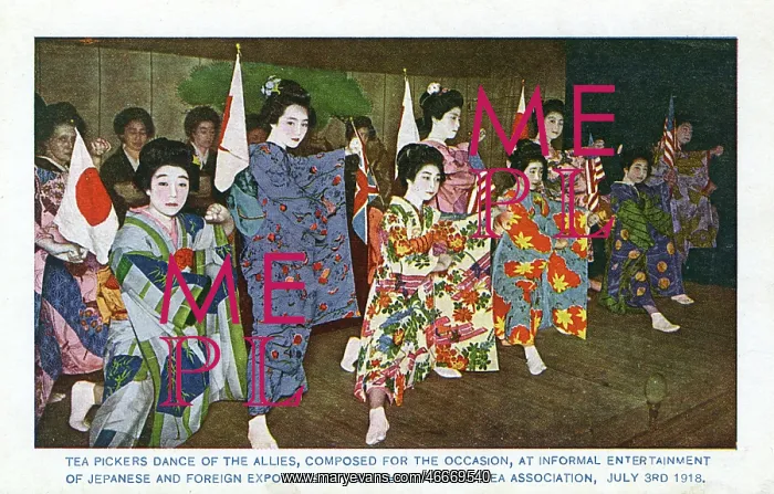 : Japan - Tea Pickers Dance of the Allies - 1918 : Japan - Tea Pickers Dance of the Allies - 1918