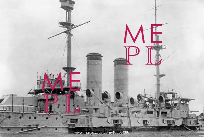 : The Japanese battleship Mikasa, 1920s : The Japanese battleship Mikasa, 1920s