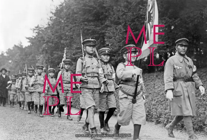 : Japanese boys drill, 1932 : Japanese boys drill, 1932