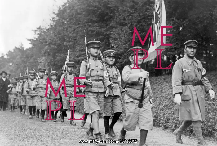 : Japanese boys drill, 1932 : Japanese boys drill, 1932