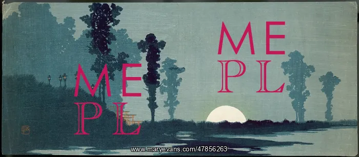 : Japanese landscape scene at sunset : Japanese landscape scene at sunset