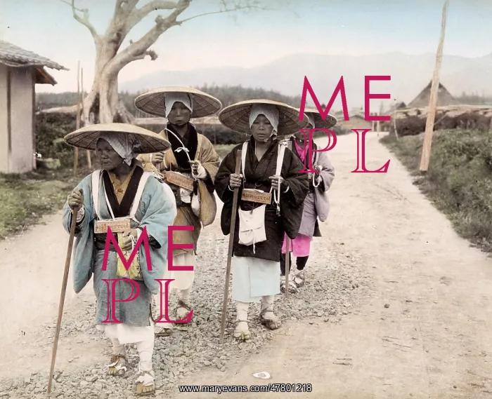  : Japanese pilgrims, Japan