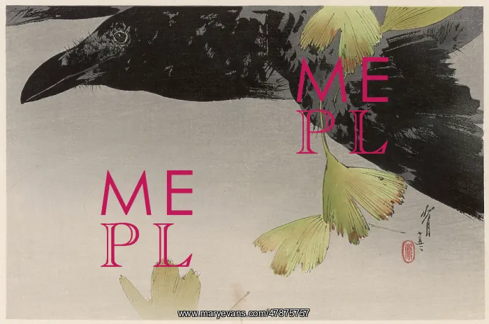 : JAPANESE PRINT - CROW : JAPANESE PRINT - CROW
