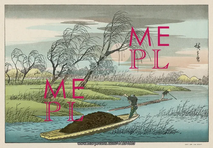 : JAPANESE RIVER SCENE : JAPANESE RIVER SCENE