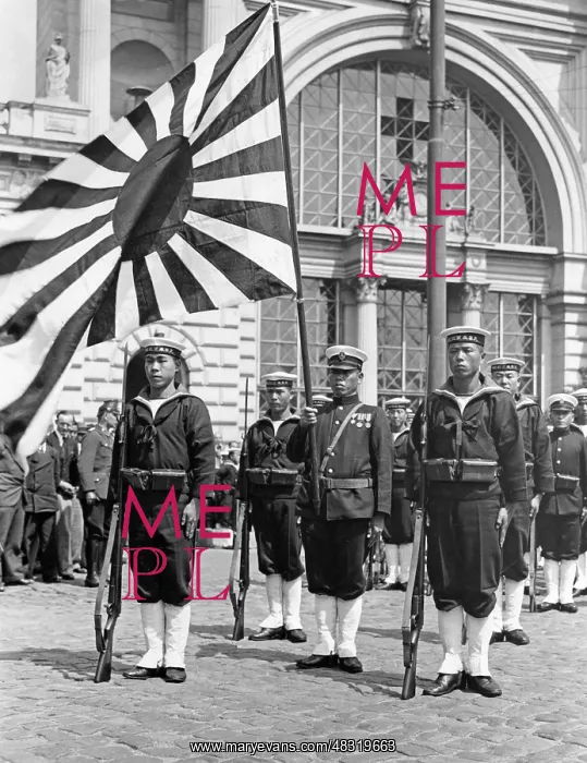 : Japanese sailors in Berlin, 1937 : Japanese sailors in Berlin, 1937