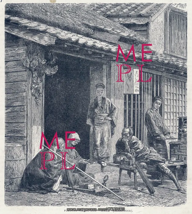  : JAPANESE SCENE / C.1870