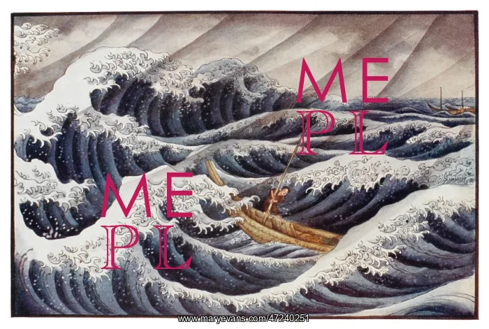 : A Japanese Storm at Sea : A Japanese Storm at Sea