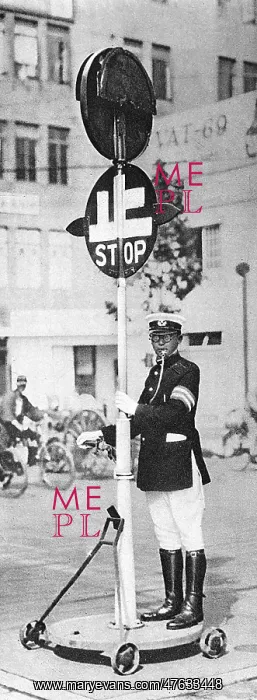 : A Japanese traffic controller : A Japanese traffic controller