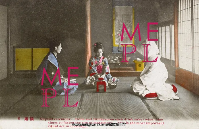 : Japanese Wedding Ceremony series - Drinking Sake : Japanese Wedding Ceremony series - Drinking Sake