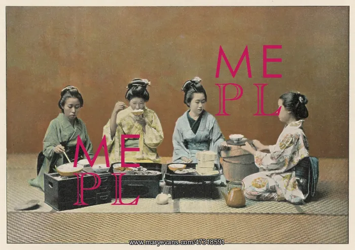 : Japanese Women at Table : Japanese Women at Table