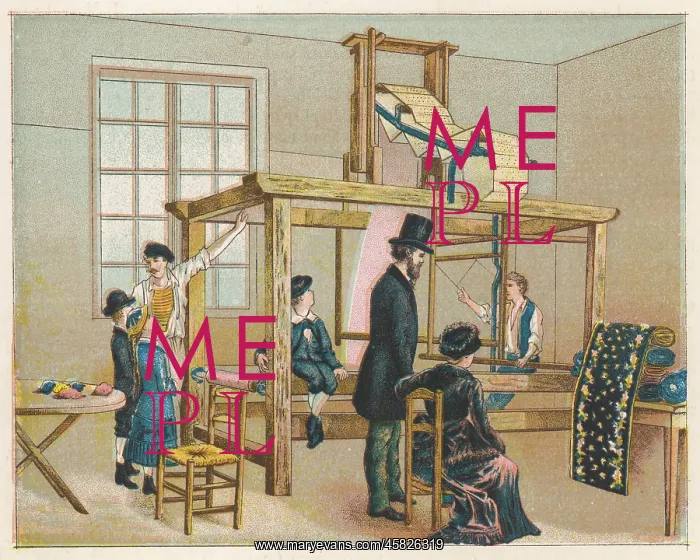  : Jaquard Loom - circa 1885