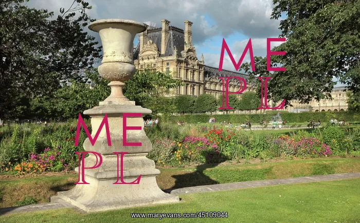 : Jardin des Tuileries, Andre le Notre, 1664, Paris, France : Jardin des Tuileries, Andre le Notre, 1664, Paris, France
